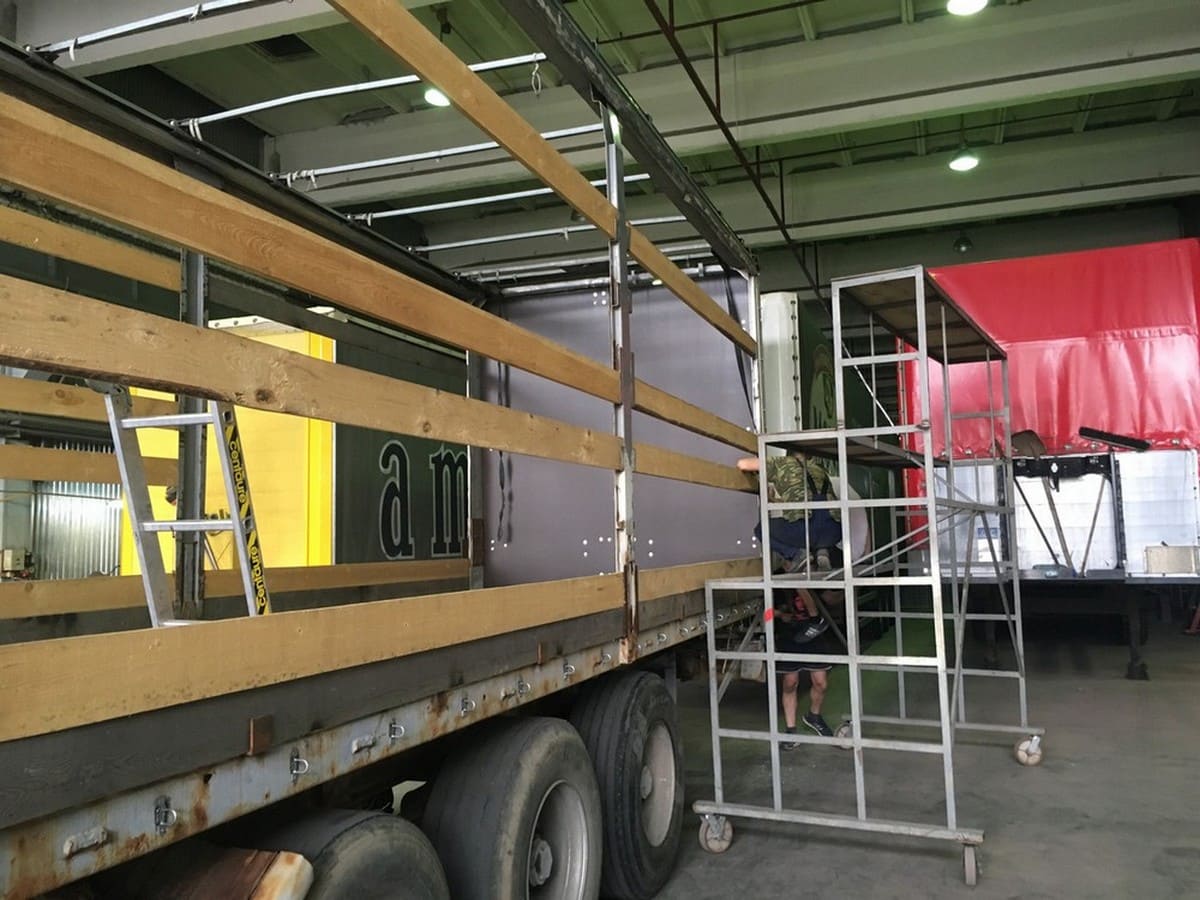Восстановление полуприцепа Ремонт полуприцепов восстановление каркасов